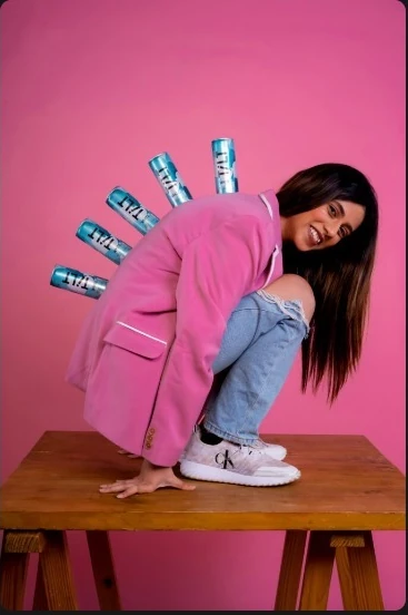 Colourful studio brand photograph