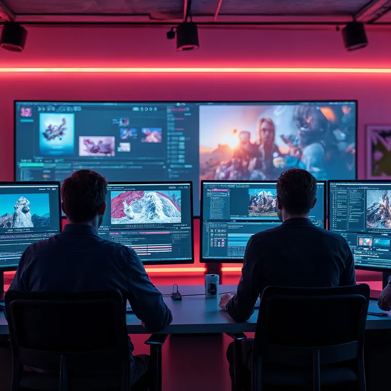 In the edit suite